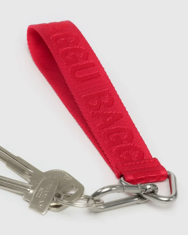Logo Keychain - Red - Size: B