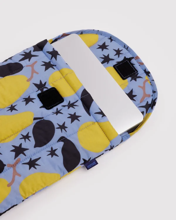 Puffy Laptop Sleeve 13"/14" - Golden Pears - Size: OS