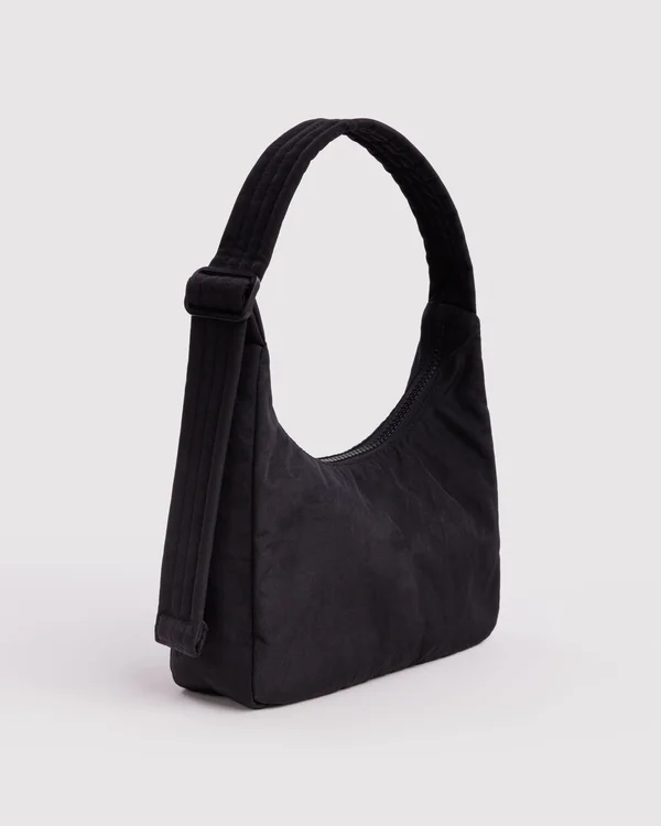 Mini Nylon Shoulder Bag - Black - Size: OS