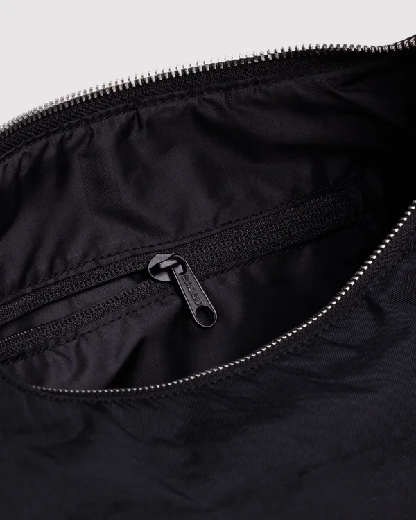 Nylon Meringue Bag - Black - Material: heavyweight-nylon