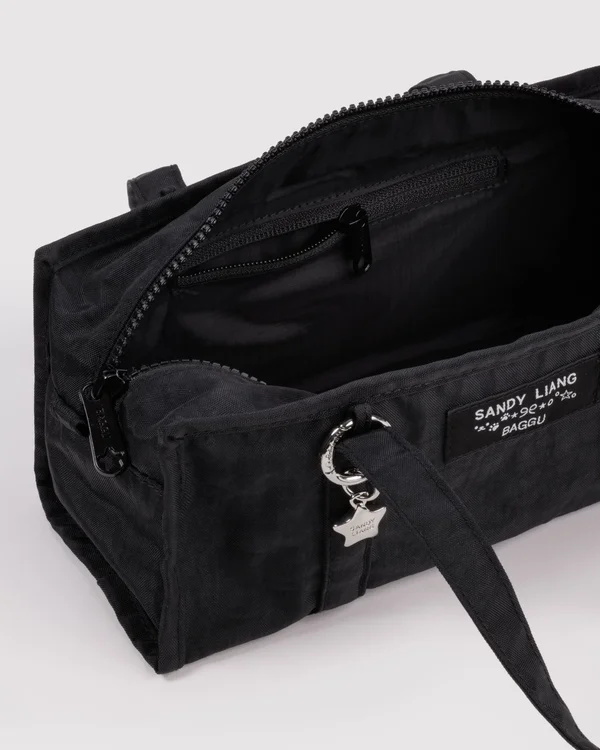 Mini Nylon Market Bag - Black