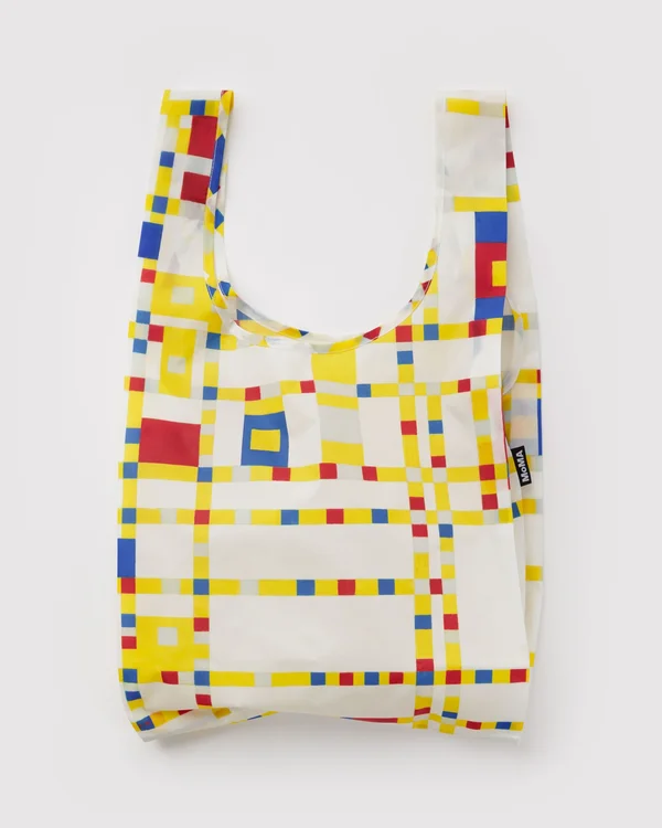 Standard Baggu - Broadway Boogie Woogie Piet Mondrian - Material: ripstop-nylon