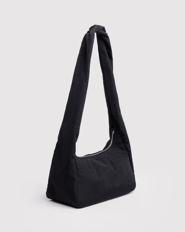Nylon Meringue Bag - Black - Material: heavyweight-nylon