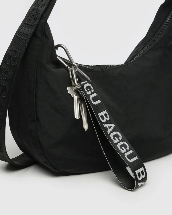 Logo Keychain - Black & White - Material: heavyweight-nylon