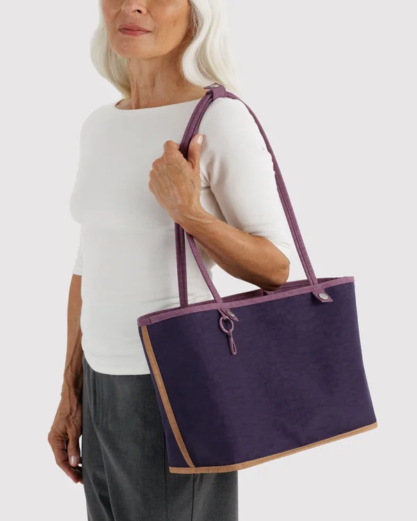 Medium Nylon Reversible Tote - Wild Plum Mix - Size: OS