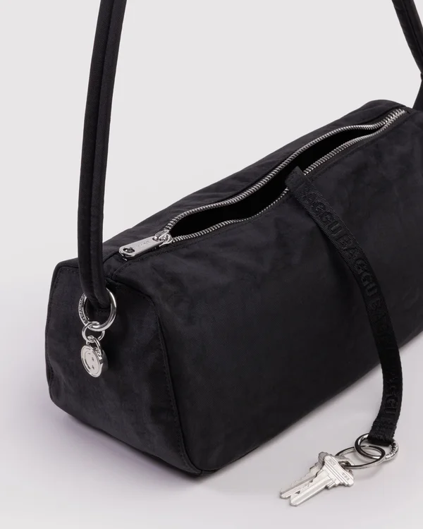 Nylon Loaf Bag - Black - Material: heavyweight-nylon