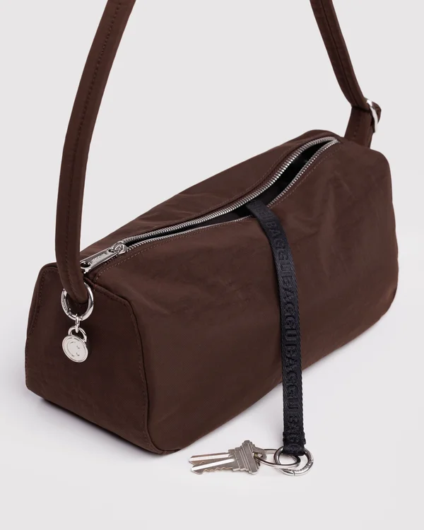 Nylon Loaf Bag - Coffee - Material: heavyweight-nylon